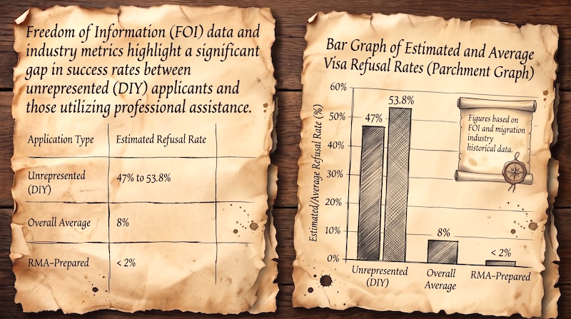 DIY Visa Applications versus RMA-Managed Visa Applications - The Facts